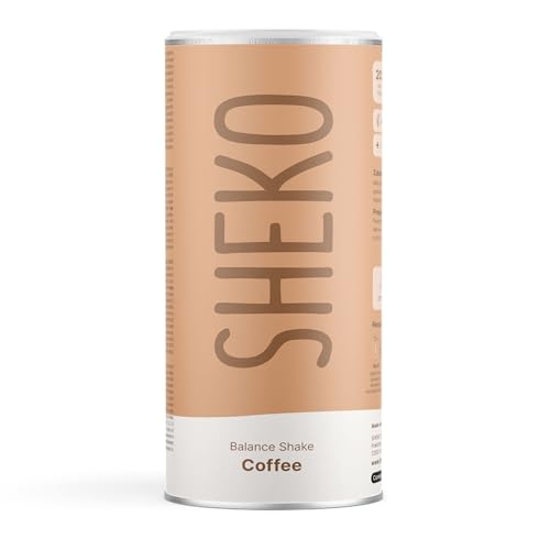 SHEKO Kaffee Mahlzeitersatz Shake - 25 cremige Eiskaffe...