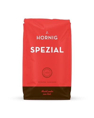 J. Hornig Kaffeebohnen, Spezial, 500g ganze Bohnen, mildes...