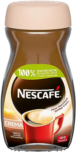 NESCAFE NESCAFÉ CLASSIC Crema, löslicher Bohnenkaffee aus...