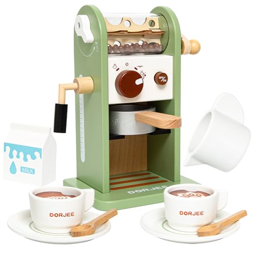 Smartwo Kaffeemaschine Kinder Holz, Kinderküche...