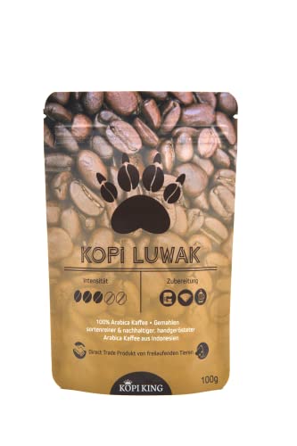 Kopi Luwak 100% Arabica Kaffee 100g (Katzenkaffee von frei...