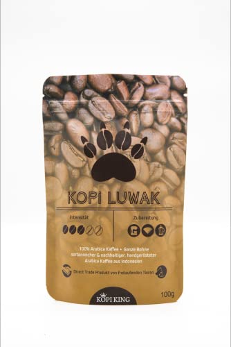 Kopi Luwak 100% Arabica Kaffee 100g (Katzenkaffee von frei...