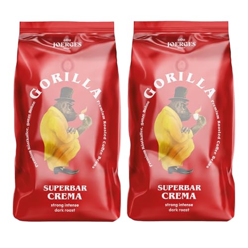 2x Espresso Gorilla 1.000g Super Bar Crema