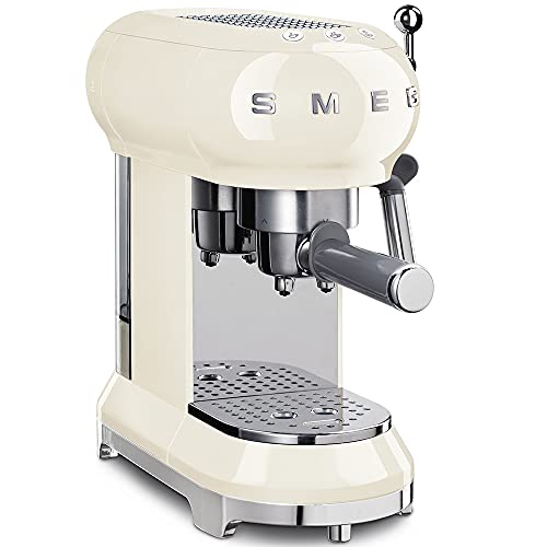 Smeg ECF01CREU Siebträger Espresso-/Kaffemaschine, 1 liters...