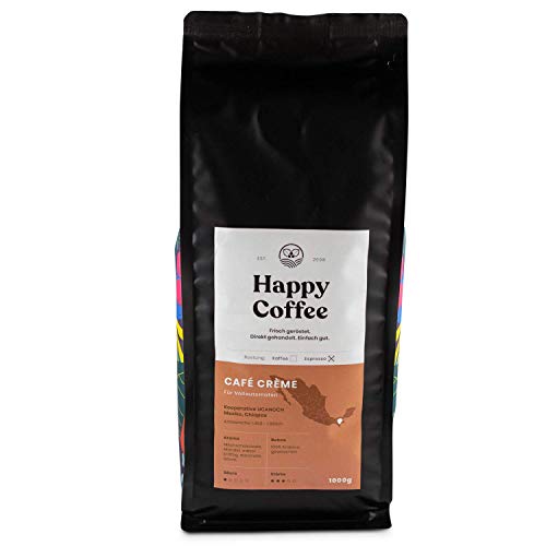 Happy Coffee CAFE CREME | Für Kaffeevollautomaten |...