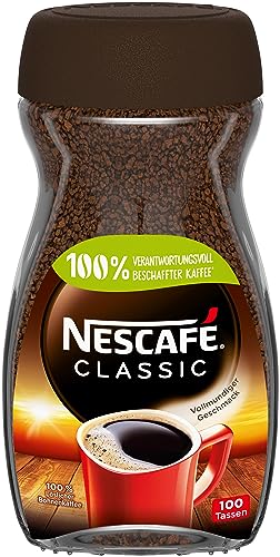 NESCAFÉ CLASSIC, löslicher Bohnenkaffee aus mitteldunkel...