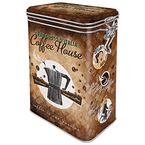 Nostalgic-Art Retro Kaffeedose, 1,3 l, Coffee House –...
