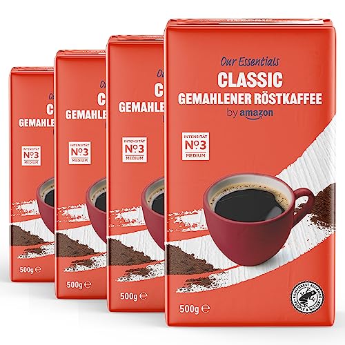 by Amazon Classic Gemahlener Rostkaffee, Mittlere Röstung,...