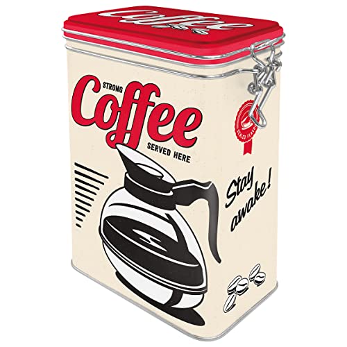 Nostalgic-Art Retro Kaffeedose, 1,3 l, Strong Coffee Served...