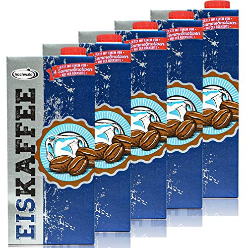 Hochwald - 5er Pack Premium Eiskaffee 1,5% fettarm in 1...