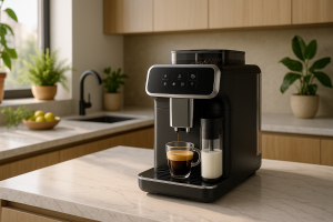 Kaffeevollautomat in moderner Küche